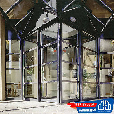 درب اتوماتیک مثلثی فریم دار 2