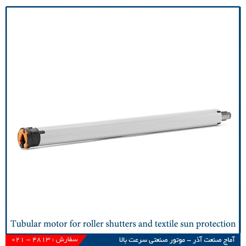 Tubular motor for roller shutters and textile sun protection